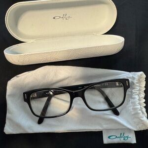 Oakley Black Frame Glasses with Case